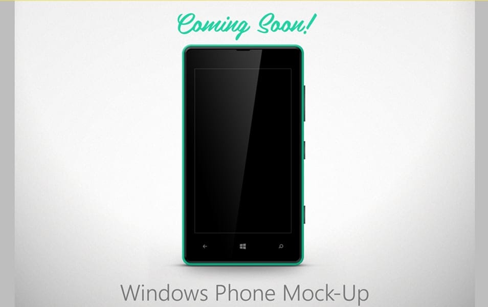 Lumia 820 Mock-Up