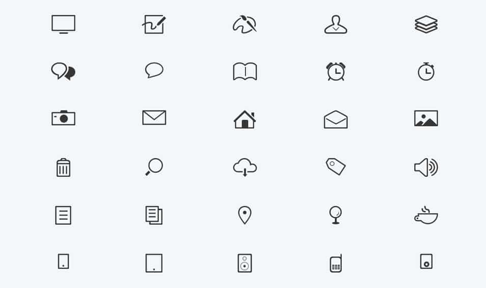 250+ Ultimate Collection of Free Line Icon Sets 191 Modern Minimal Glyphs