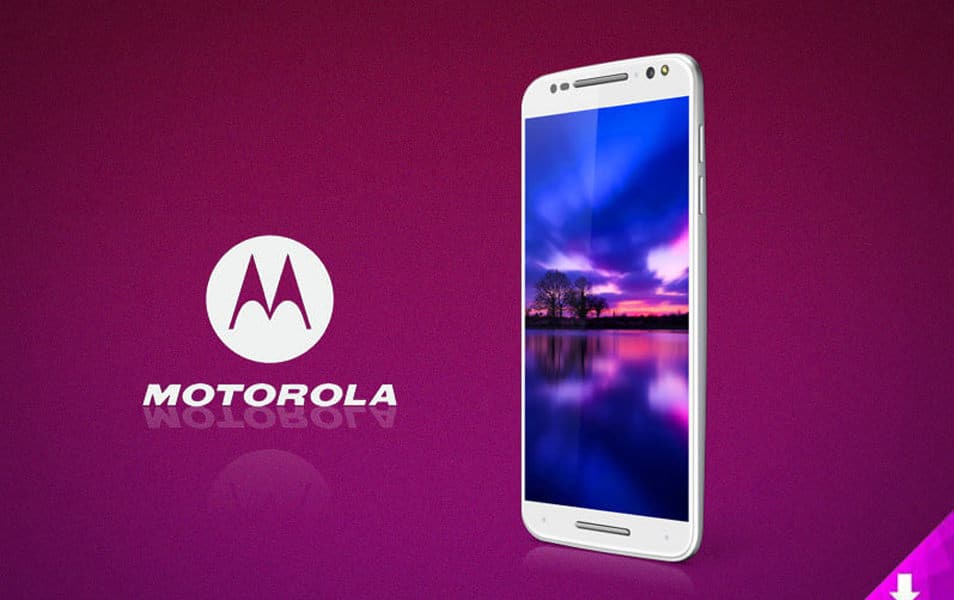 Motorola Moto X 3e Mockup