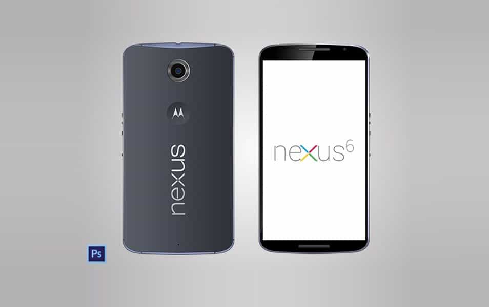 Motorola Nexus 6 Mockup