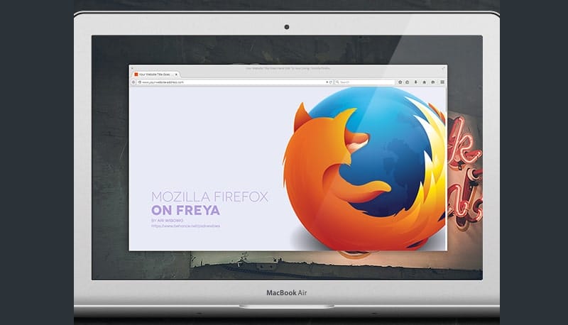 Mozilla Firefox on Freya