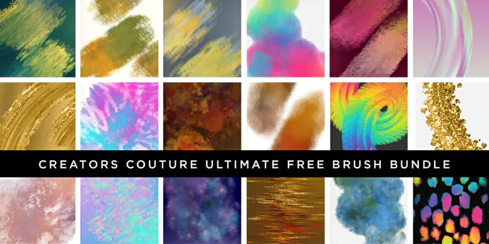 Collection of Best Photoshop Brushes 324 Multicolor Photoshop Brushes