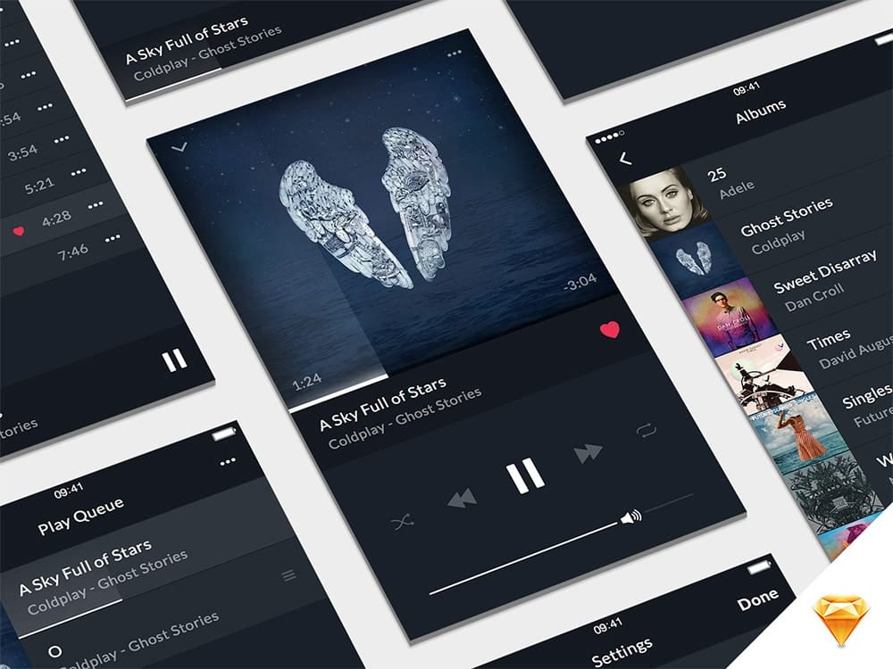 Music Player UI Kit