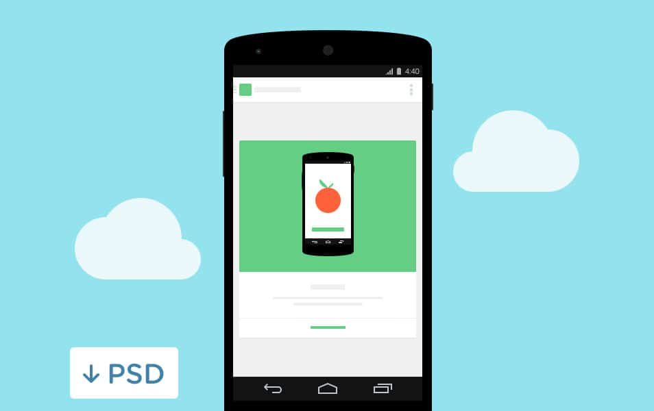 300+ Smartphone Mockup PSD Templates 201 Nexus 5 Inception PSD