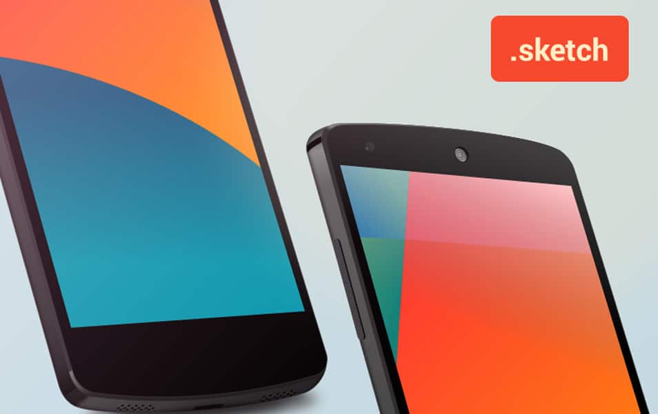300+ Smartphone Mockup PSD Templates 216 Nexus 5 Sketch template