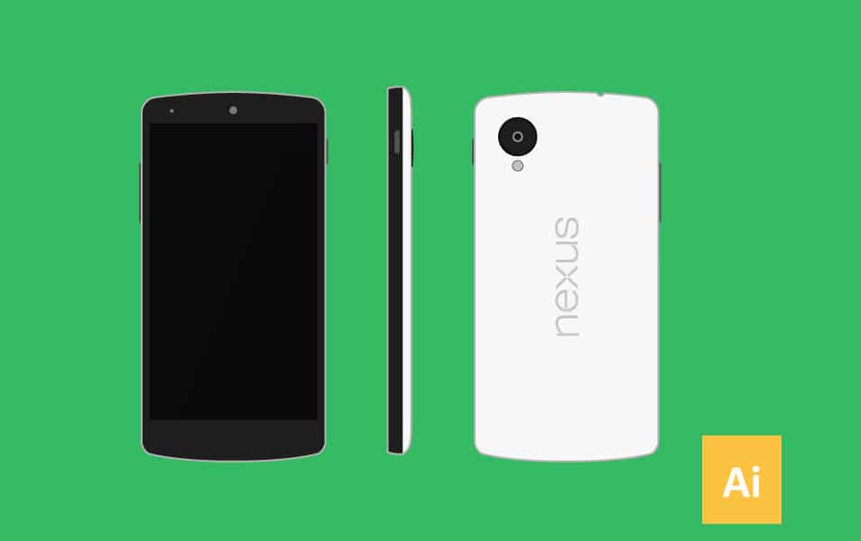 Nexus 5 Vector (.Ai)