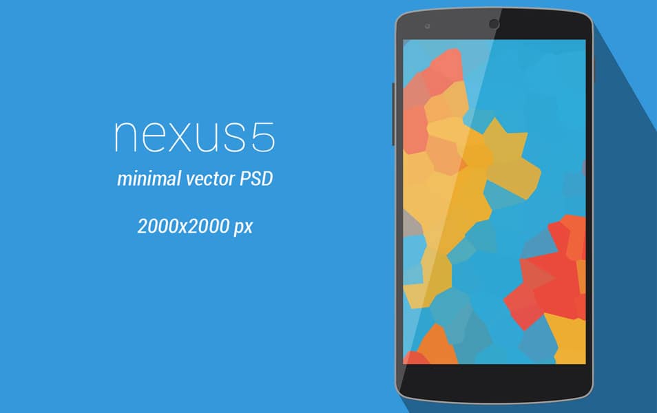 300+ Smartphone Mockup PSD Templates 208 Nexus 5 Vector PSD