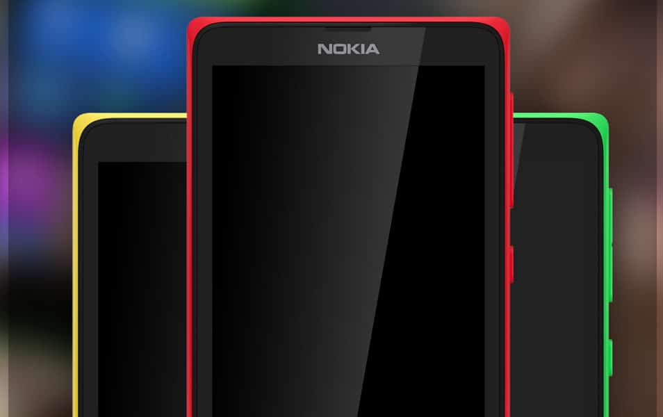 300+ Smartphone Mockup PSD Templates 293 Nokia X PSD
