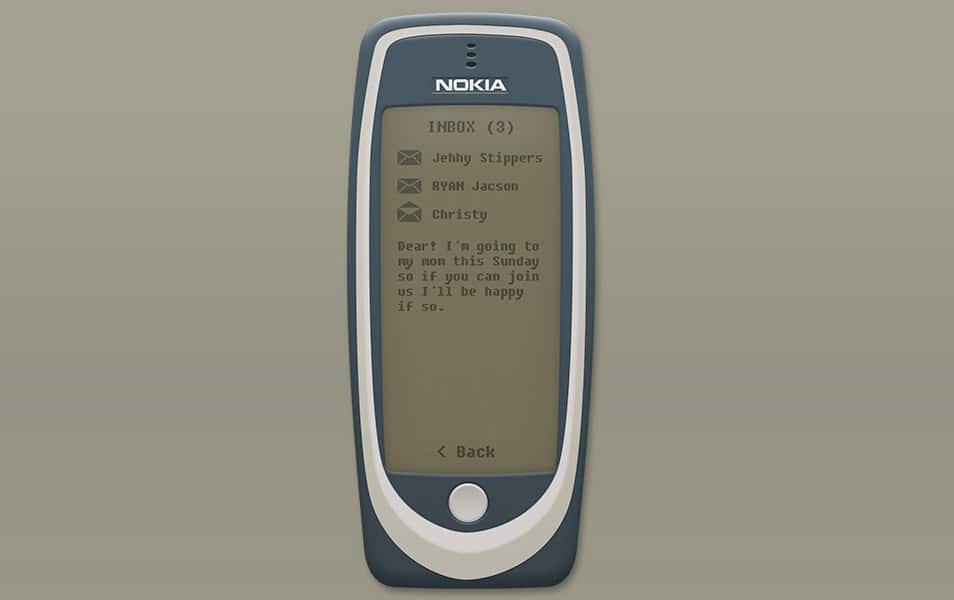 300+ Smartphone Mockup PSD Templates 278 Nokia3310 Fullscreen Free Mockup