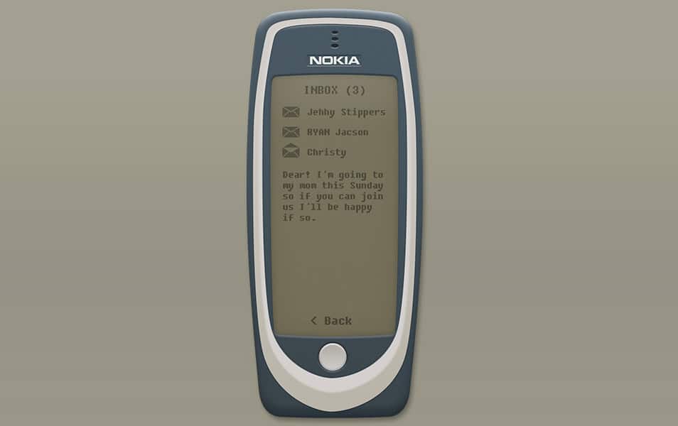 Nokia3310 Fullscreen Free Mockup
