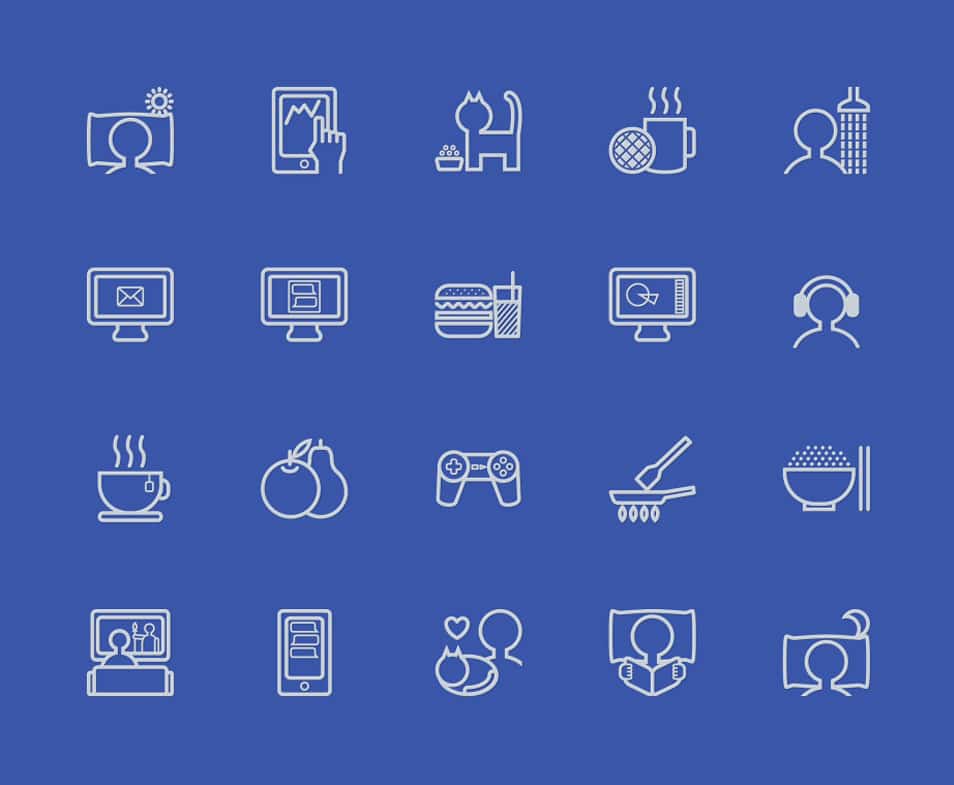 250+ Ultimate Collection of Free Line Icon Sets 154 One Day - Free Icon Set