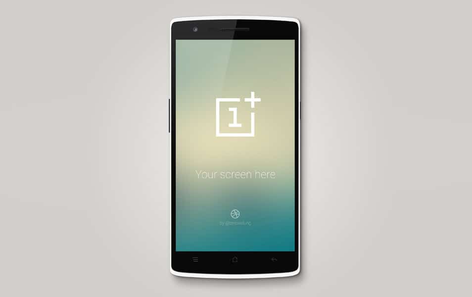 OnePlus One Mockup PSD