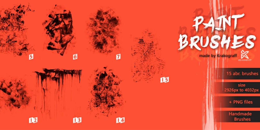 Collection of Best Photoshop Brushes 64 Paint Stroke Brushes