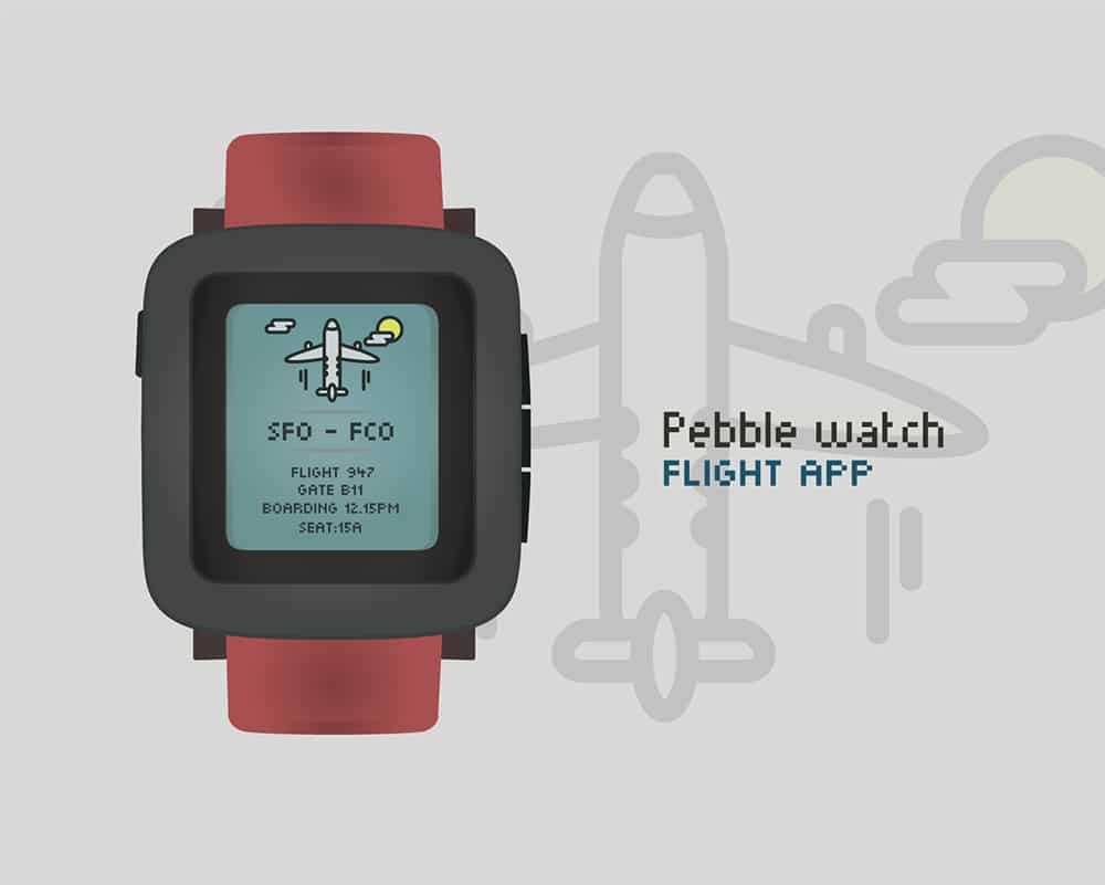 Pebble Time Vector Mockup