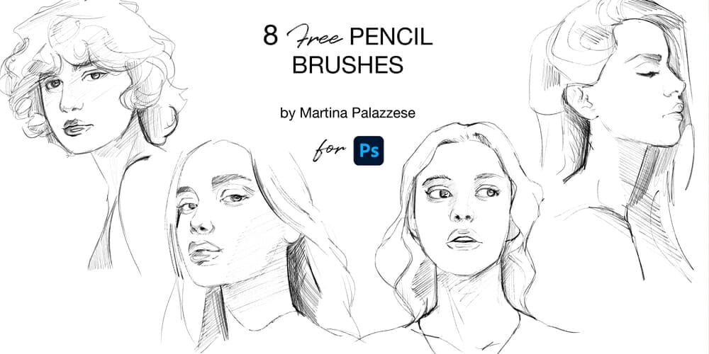 Pencil Brushes for Photoshop