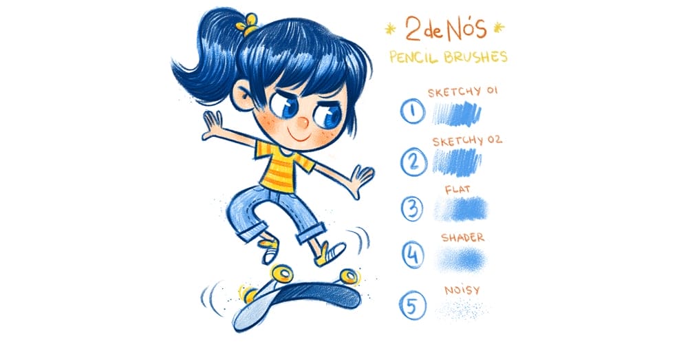 Collection of Best Photoshop Brushes 218 Pencil PS Brushes