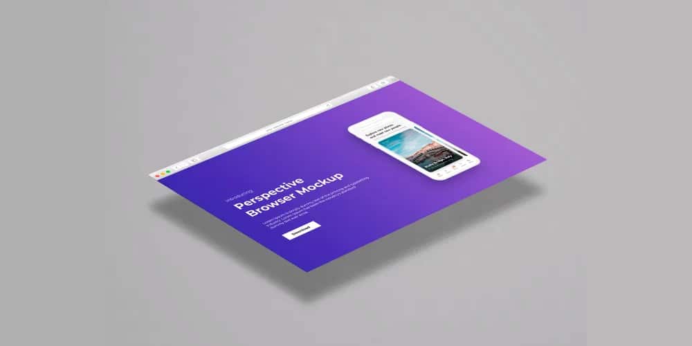 Perspective Browser Mockup