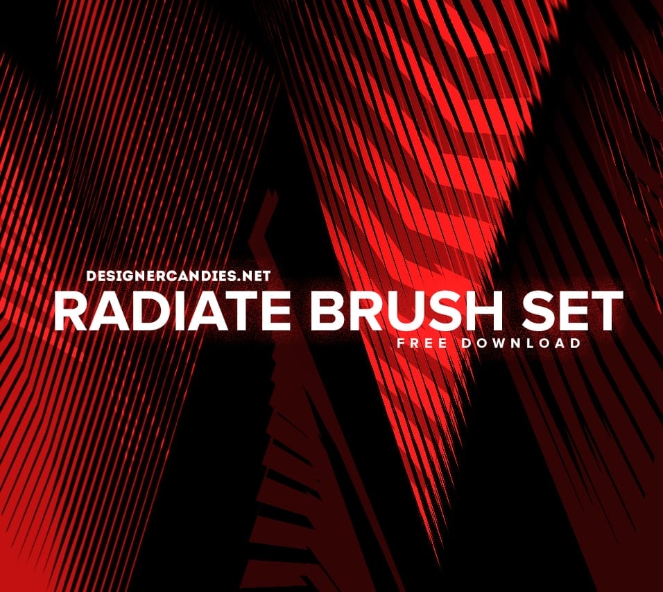 Collection of Best Photoshop Brushes 333 Radiate Brush Set