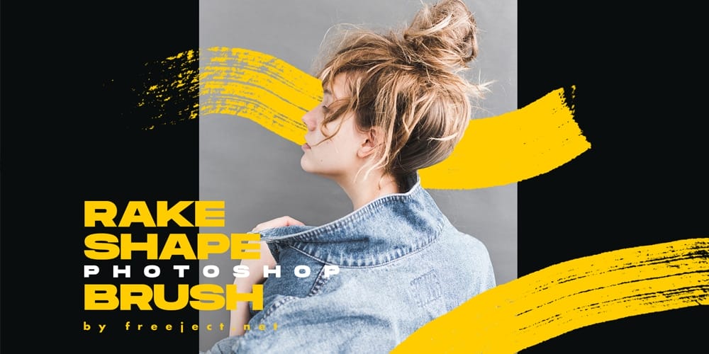 Collection of Best Photoshop Brushes 136 Rake Shape Ornament Photoshop Brush