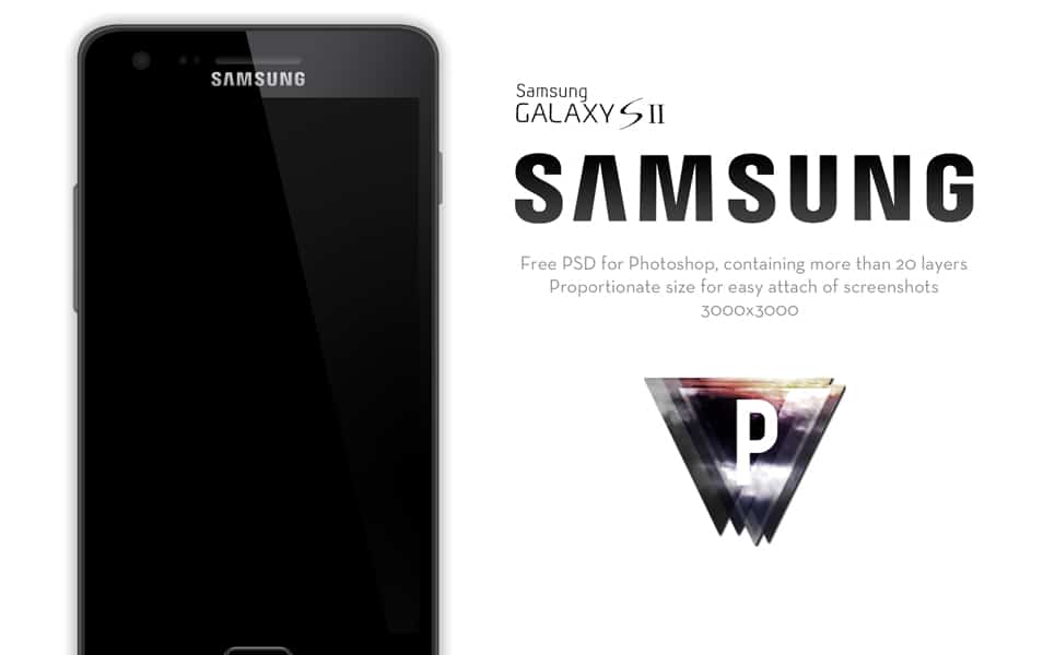 300+ Smartphone Mockup PSD Templates 132 Samsung Galaxy S2 PSD