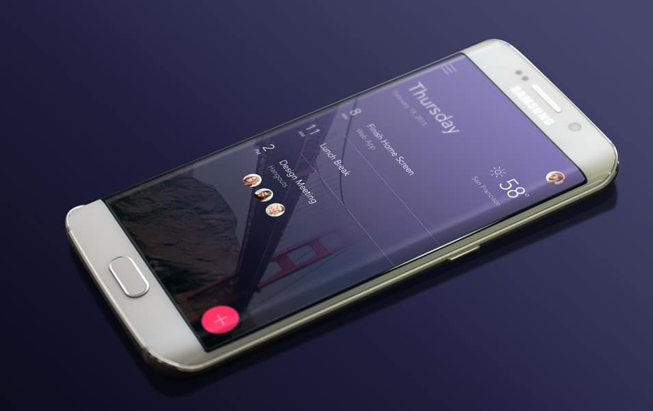 300+ Smartphone Mockup PSD Templates 81 Samsung Galaxy S6 Edge free Mockup