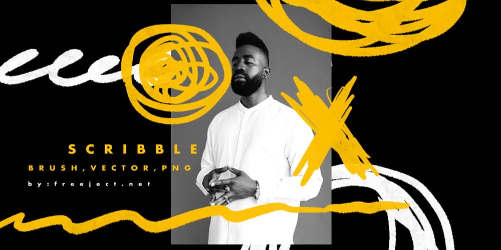 Collection of Best Photoshop Brushes 289 Scribble Art Photoshop Brushes