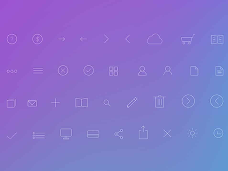250+ Ultimate Collection of Free Line Icon Sets 10 Simple Line Icons PSD