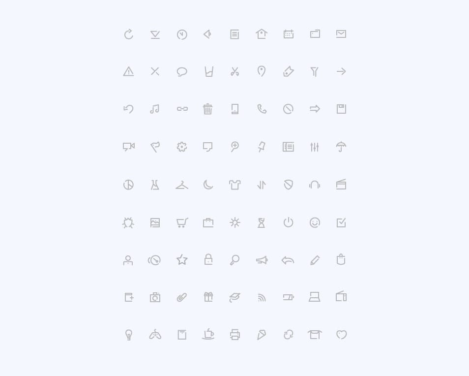 250+ Ultimate Collection of Free Line Icon Sets 102 Simple Outline Icons
