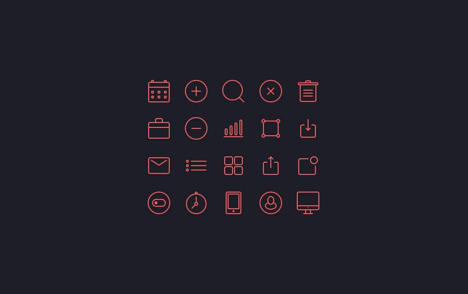 Small icons set