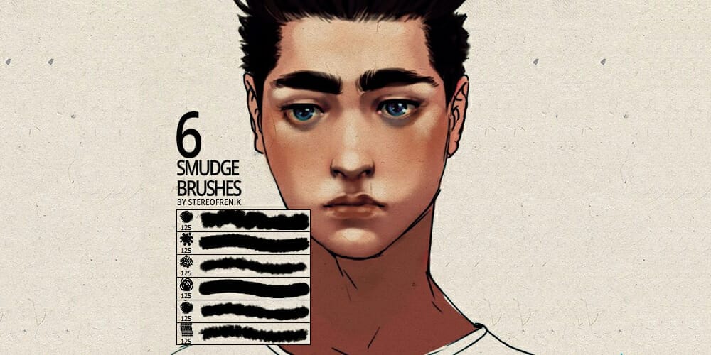 Collection of Best Photoshop Brushes 73 Smudge Brushes