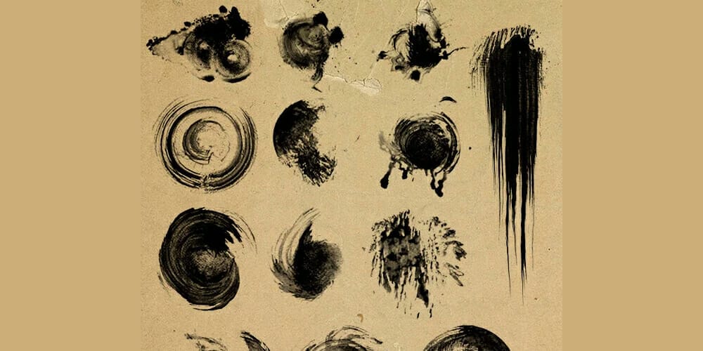 Collection of Best Photoshop Brushes 110 Stains Brush Stroke