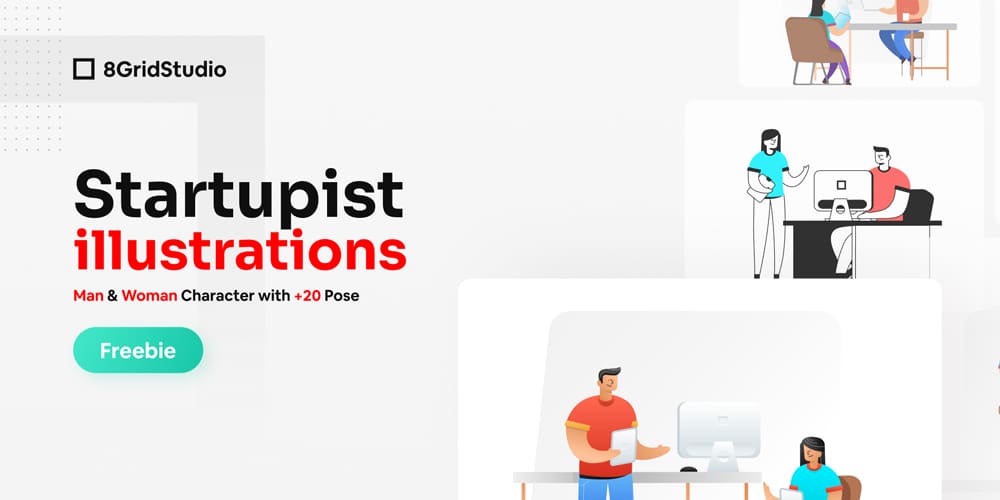 Latest Collection of Free SVG Icons & Illustrations 295 Startupist illustrations