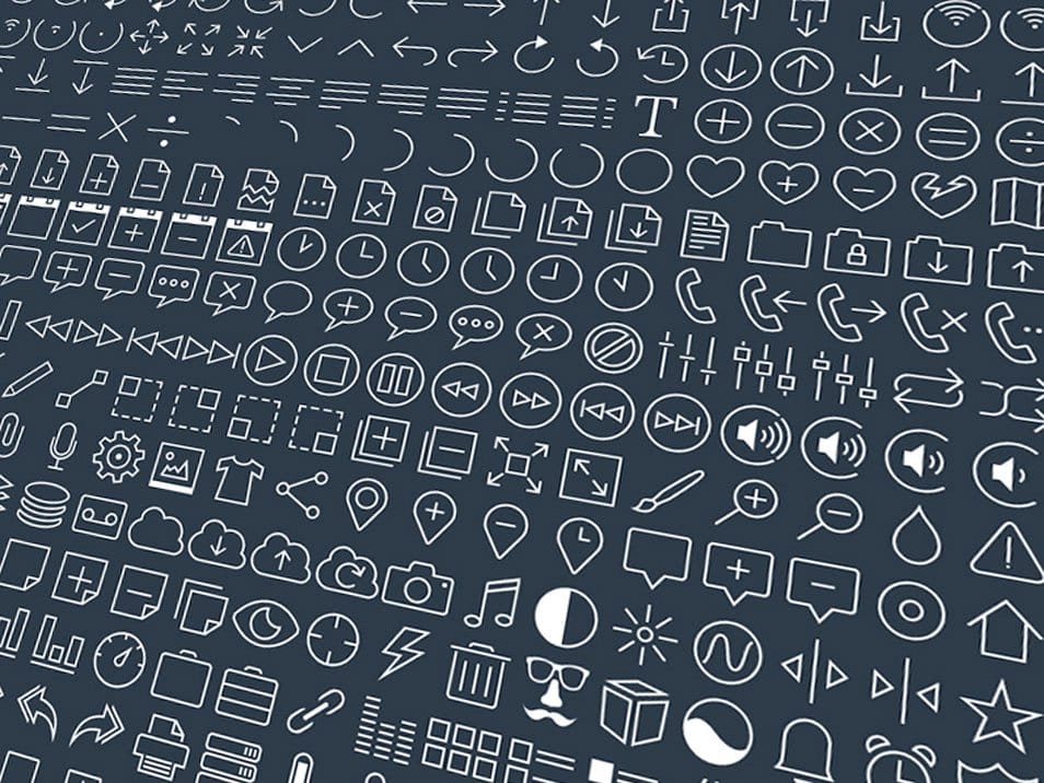 250+ Ultimate Collection of Free Line Icon Sets 104 Subway iOS 7 Style Icon Set