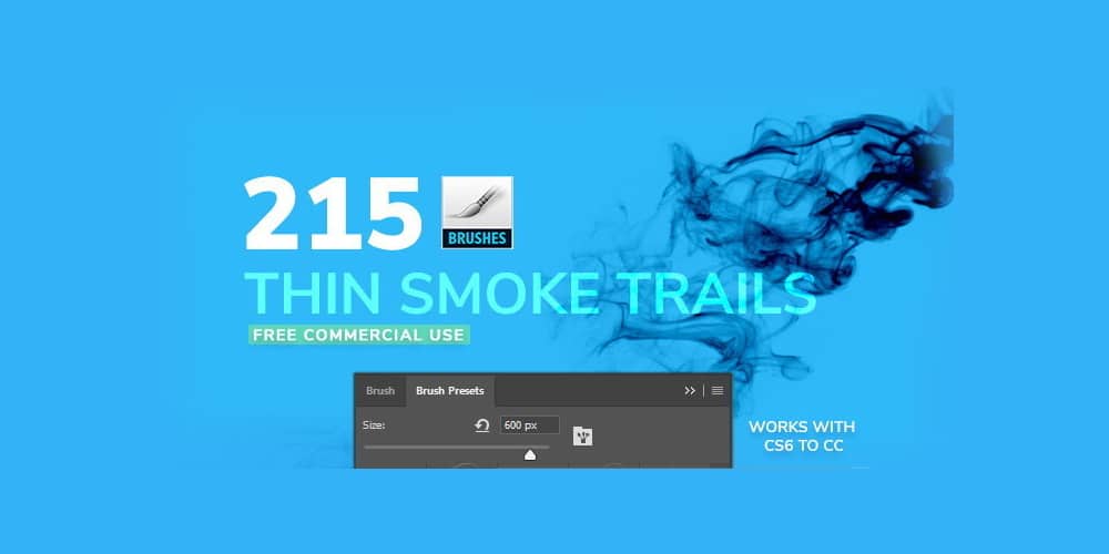 Collection of Best Photoshop Brushes 130 Thin Smoke Brushes