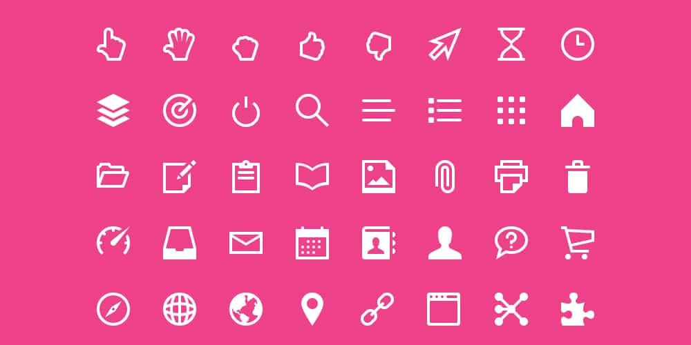 Latest Collection of Free SVG Icons & Illustrations 270 Touch Icons