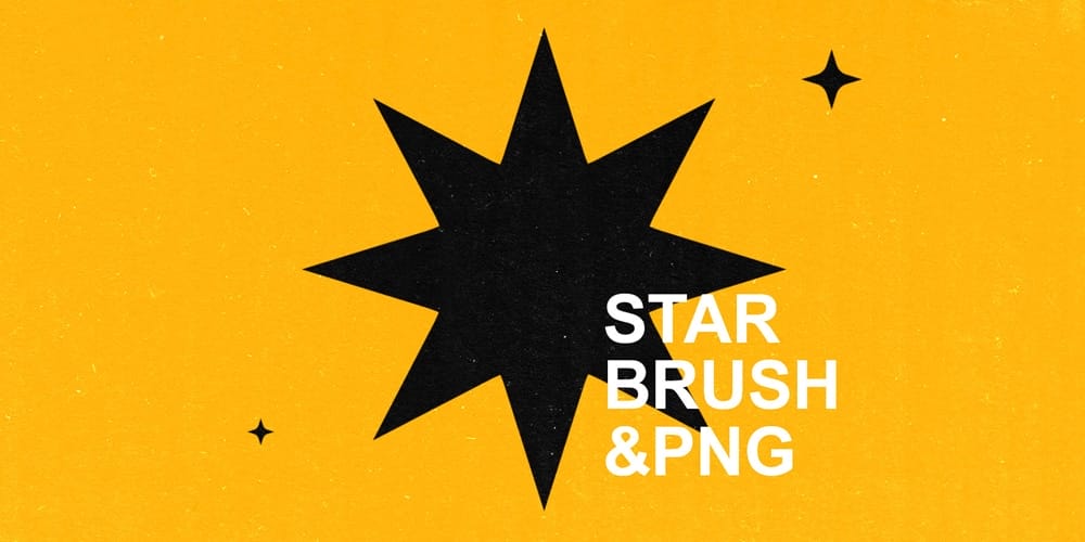 Collection of Best Photoshop Brushes 151 Various Star Brushes