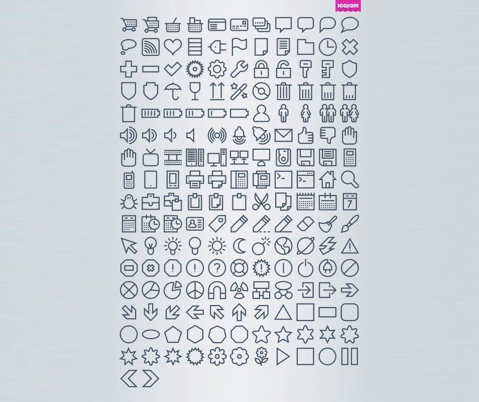 250+ Ultimate Collection of Free Line Icon Sets 190 Vectory 1037 icons mini free
