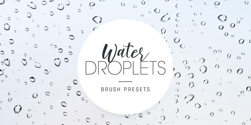 Collection of Best Photoshop Brushes 269 Water Droplet Brushes for Photoshop