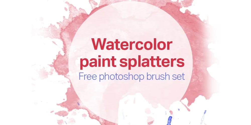 Collection of Best Photoshop Brushes 42 Watercolor Paint Splatters Photoshop Brush