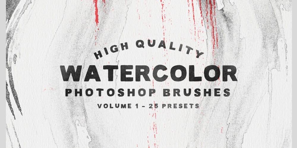 Collection of Best Photoshop Brushes 50 Watercolor Photoshop Brushes