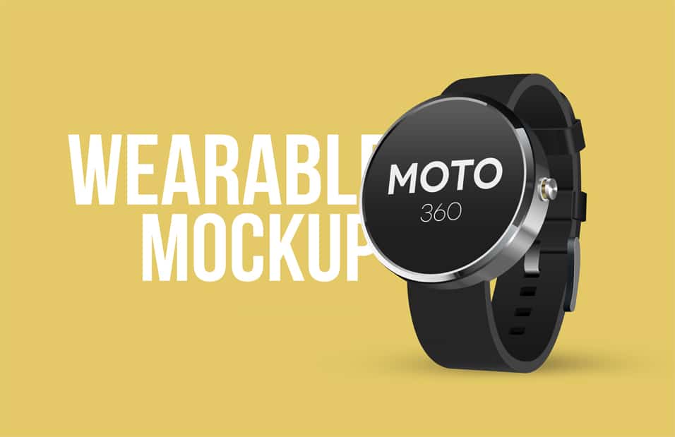 Wearable Mockup PSD