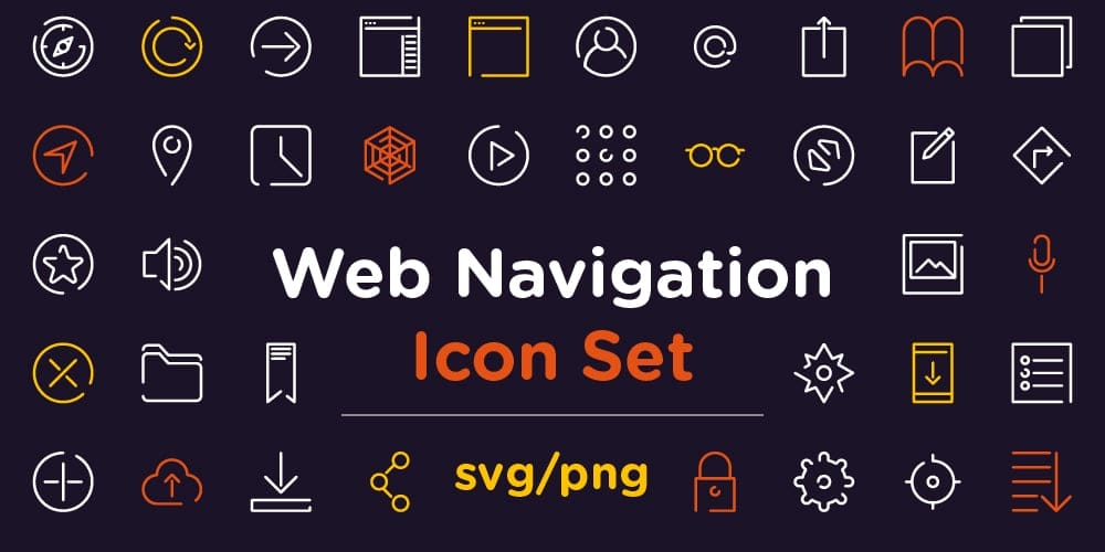 Latest Collection of Free SVG Icons & Illustrations 217 Web Navigation Icons