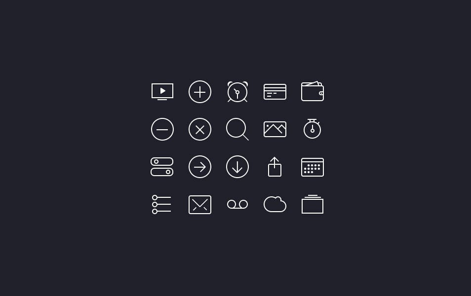 iOS7 Icon Set