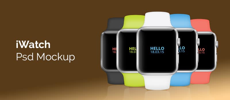 iWatch Mockup PSD