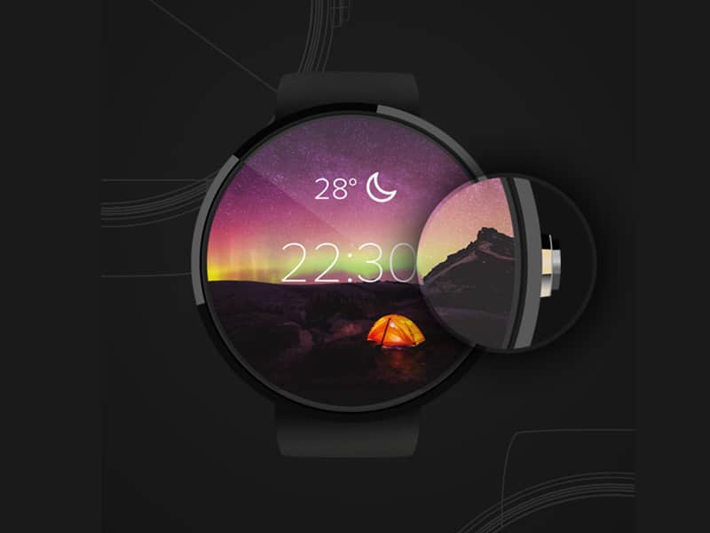 moto360 Free Mockup