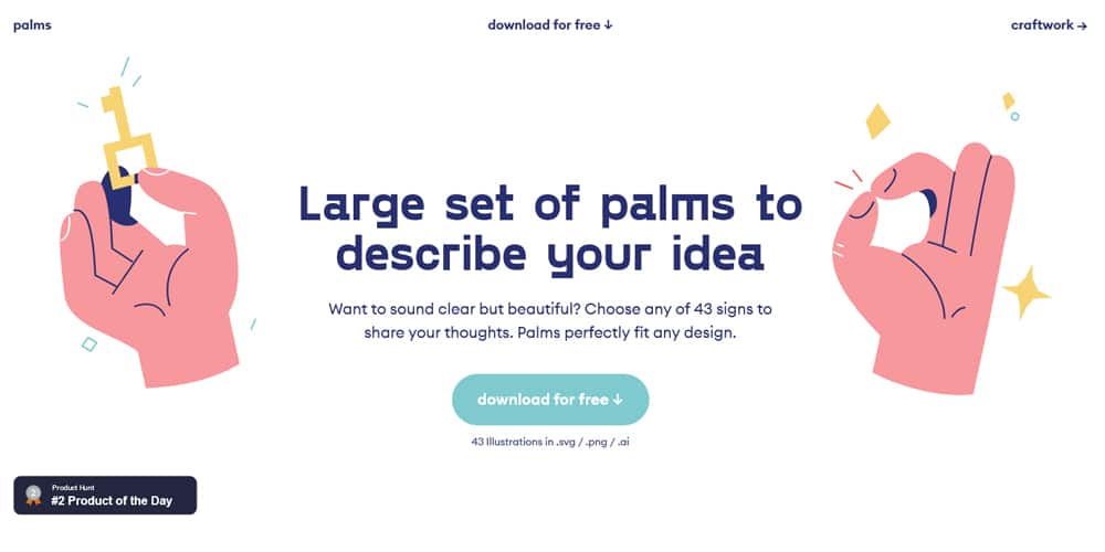 Latest Collection of Free SVG Icons & Illustrations 296 palms