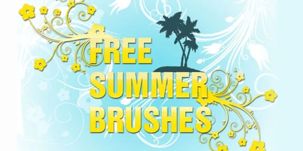 Collection of Best Photoshop Brushes 338 summer photoshop brushes