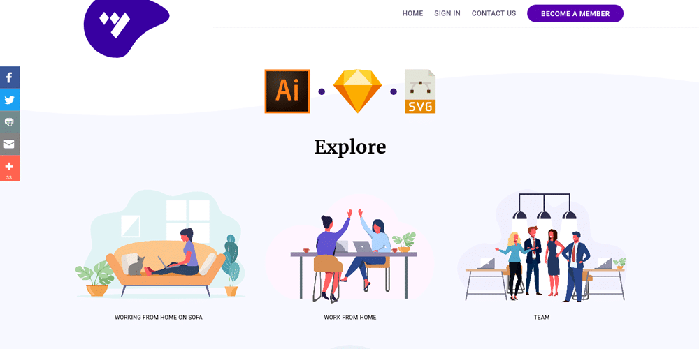 Latest Collection of Free SVG Icons & Illustrations 279 woobro design
