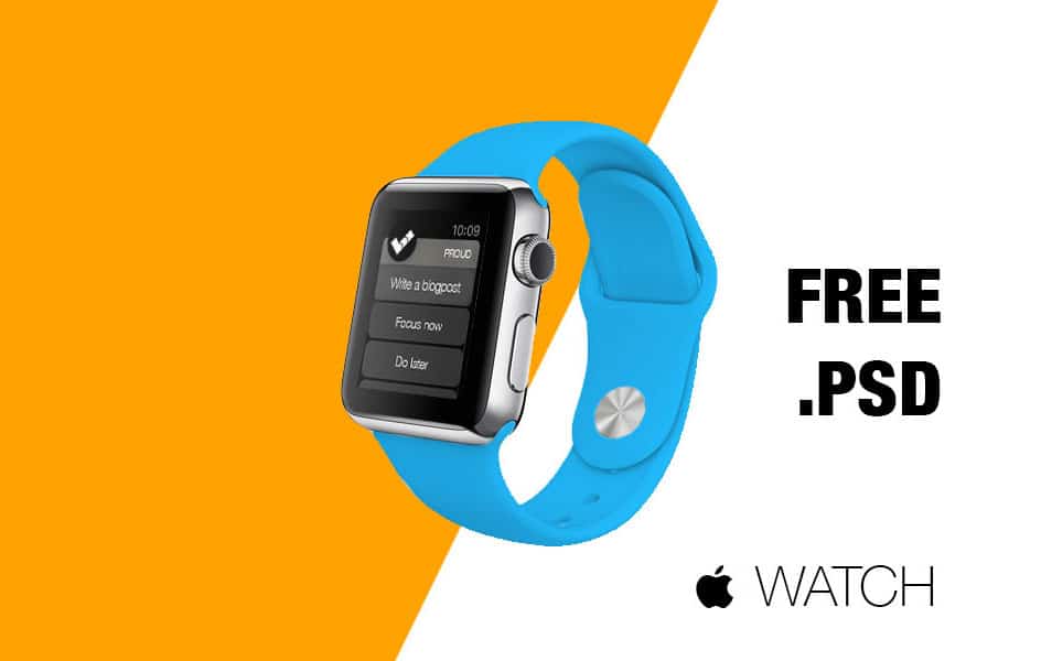 Apple WATCH Mockup Kit Free PSD