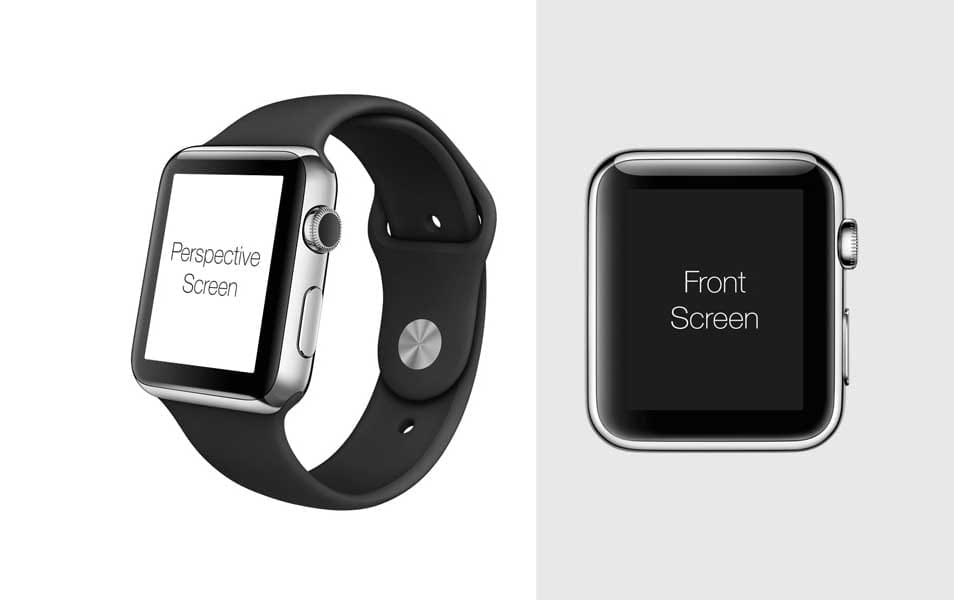 Apple Watch Free Template PSD